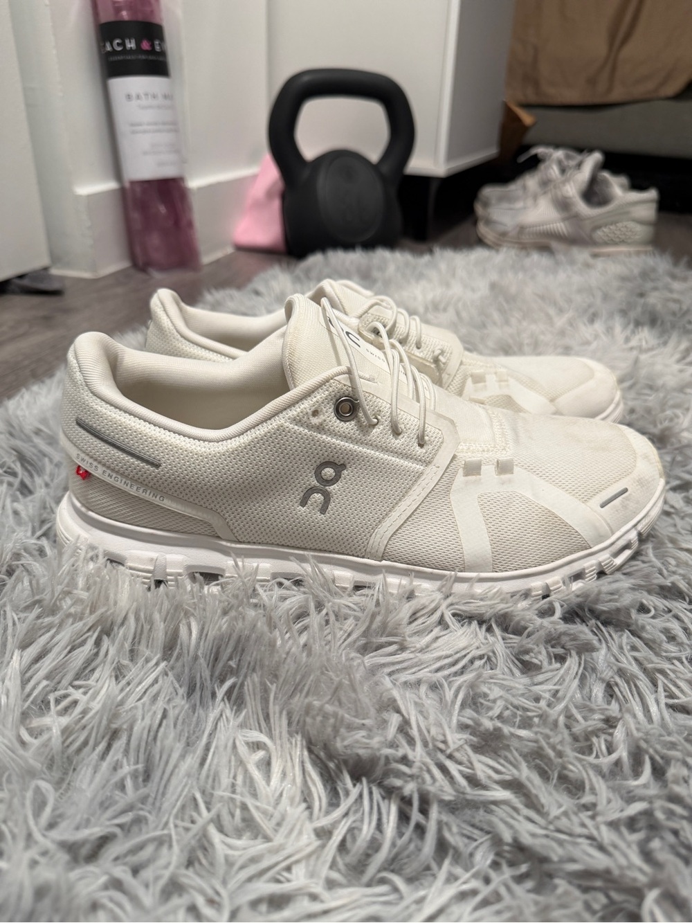 On Running Sneakers in Off-White